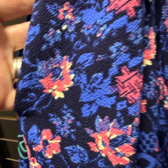 LuLaRoe Madison Skirt Women’s Large – Navy Floral & Geometric Print - Picture 3 of 3